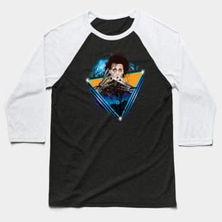 Graphic Scissorhands Retro Baseball T-Shirt